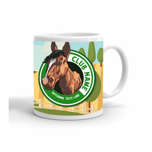 Horse 4-H Mug - Farm Landscape - Right Side Horse 4-H Mug - Farm Landscape - Right Side