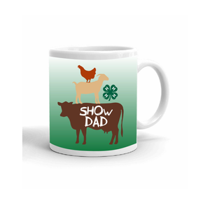 Proud Show Dad 4-H Mug - Right Proud Show Dad 4-H Mug - Right