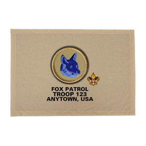 BSA Troop Patrol Patch Flag with Fox Patrol Patch