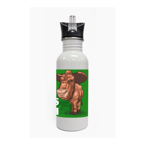 Beef Cattle 4-H Steel Water Bottle - Right Side