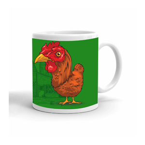 Chicken 4-H Mug Farm Scene - Right Side View Chicken 4-H Mug Farm Scene - Right Side View