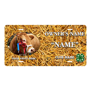 4-H Stall Tag – Your Picture Hay Design 4-H Stall Tag – Your Picture Hay Design