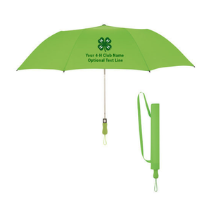 Umbrella Telescoping with 4-H Logo and Customization Umbrella Telescoping with 4-H Logo and Customization