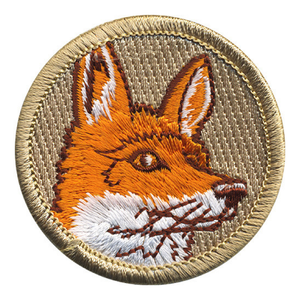 Fox Scout Patrol Patch - embroidered 2 inch round Fox Scout Patrol Patch - embroidered 2 inch round