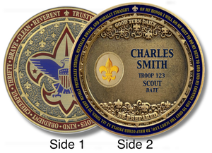 Scout Rank Coin Design Options Scouting America