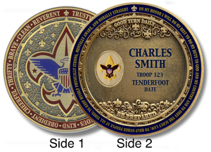 Tenderfoot Scout Coin Tenderfoot Scout Coin