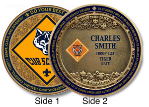 Tiger Coin Design Scouting America