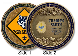 Webelos Coin Design Scouting America