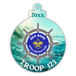 Sea Base High Adventure Christmas Ornament - Ocean Adventure (FRONT) Sea Base High Adventure Christmas Ornament - Ocean Adventure (FRONT)