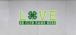 4-H Trailer Graphic - Love 4-H Trailer Graphic - Love