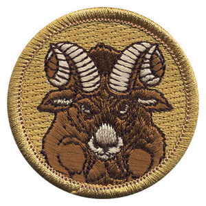 Ram Scout Patrol Patch - embroidered 2 inch round Ram Scout Patrol Patch - embroidered 2 inch round