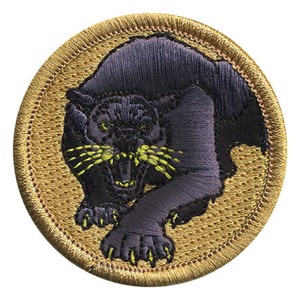 Premium Panther Scout Patrol Patch - embroidered 2 inch round Premium Panther Scout Patrol Patch - embroidered 2 inch round