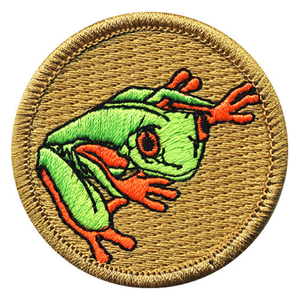 Premium Frog Scout Patrol Patch - embroidered 2 inch round Premium Frog Scout Patrol Patch - embroidered 2 inch round