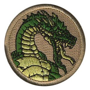 Premium Dragon Scout Patrol Patch - embroidered 2 inch round Premium Dragon Scout Patrol Patch - embroidered 2 inch round