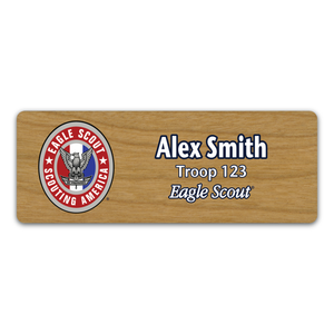 Eagle Scout Name Tag - Award Emblem (Cherry) Eagle Scout Name Tag - Award Emblem (Cherry)