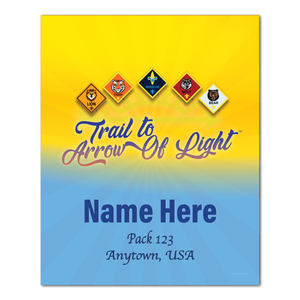 Cub Scout Canvas Print - Trail to Arrow of Light Cub Scout Canvas Print - Trail to Arrow of Light