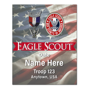 Canvas Print - Custom BSA Scout Eagle Scout Award and Rank Canvas Print - Custom BSA Scout Eagle Scout Award and Rank