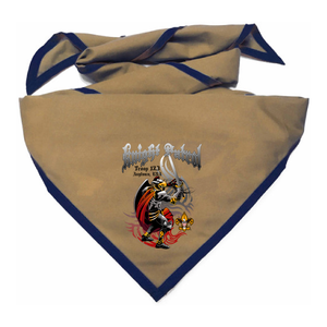Troop Neckerchief with Knight Patrol Design and BSA Logo Troop Neckerchief with Knight Patrol Design and BSA Logo