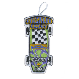 AOL Racer Patch - with Flag Design