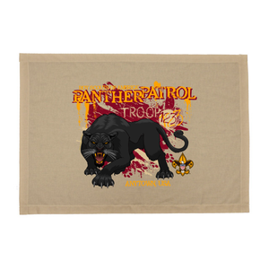 BSA Emblem Troop Patrol Flag with Panther Patrol Design