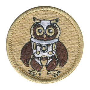 Space Owls Patrol Patch - embroidered 2 in round