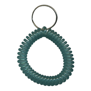 Translucent  Glow in the Dark Wrist Coil with Steel Key