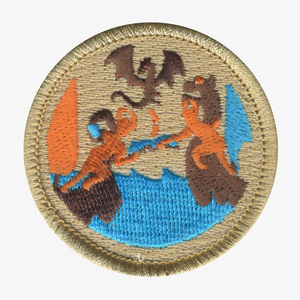 Imagination Vikings Patrol Patch - embroidered 2 in round