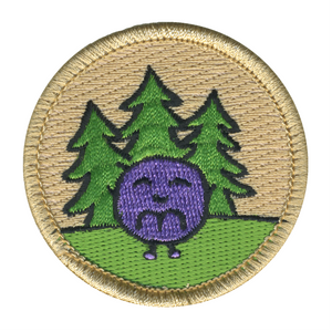 Happy Jelly Bean Patrol Patch - embroidered 2 in round