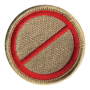No Name Scout Patrol Patch - embroidered 2 inch round by ClassB