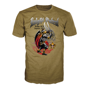 BSA Troop Patrol Shirts with Knight with Sword Patrol Design BSA Troop Patrol Shirts with Knight with Sword Patrol Design