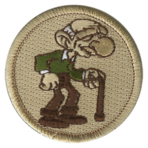 Old Man Scout Patrol Patch - embroidered 2 inch round by ClassB