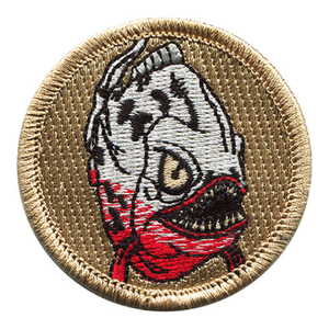 Piranha Scout Patrol Patch - embroidered 2 inch round by ClassB