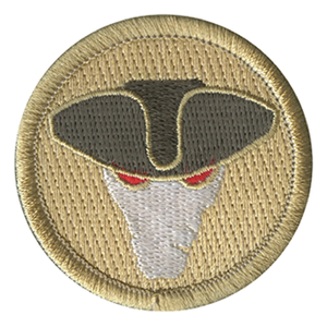 Masked Man Scout Patrol Patch - embroidered 2 inch round by ClassB Masked Man Scout Patrol Patch - embroidered 2 inch round by ClassB