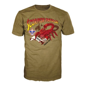 Troop Patrol Shirt with Scorpion Patrol Design and Scouting America logo