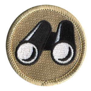 Explorer Binocular Scout Patrol Patch - embroidered 2 inch round by ClassB