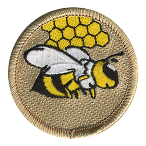 Honey Bee Scout Patrol Patch - embroidered 2 inch round by ClassB Honey Bee Scout Patrol Patch - embroidered 2 inch round by ClassB