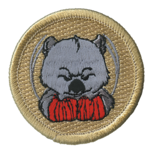 Combat Wombat Scout Patrol Patch - embroidered 2 inch round by ClassB