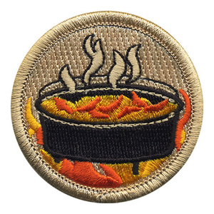 Dutch Oven Scout Patrol Patch - embroidered 2 inch round by ClassB