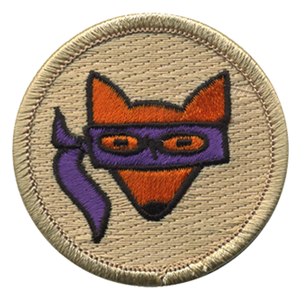 Stealthy Fox Scout Patrol Patch - embroidered 2 inch round by ClassB Stealthy Fox Scout Patrol Patch - embroidered 2 inch round by ClassB
