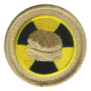 Atomic Biscuit Scout Patrol Patch - embroidered 2 inch round by ClassB Atomic Biscuit Scout Patrol Patch - embroidered 2 inch round by ClassB