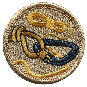 Carabiner Scout Patrol Patch - embroidered 2 inch round by ClassB