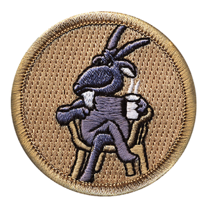 Old Goat Scout Patrol Patch - embroidered 2 inch round by ClassB