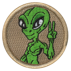 Alien Scout Patrol Patch - embroidered 2 inch round by ClassB