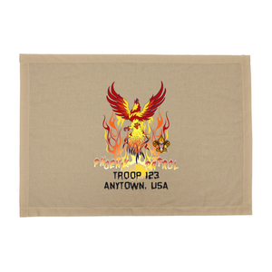 BSA Emblem Troop Patrol Flag with Fire Phoenix Patrol Design BSA Emblem Troop Patrol Flag with Fire Phoenix Patrol Design