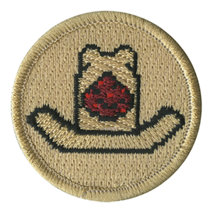 Redstone Cowboy Hat Scout Patrol Patch - embroidered 2 inch round by ClassB Redstone Cowboy Hat Scout Patrol Patch - embroidered 2 inch round by ClassB