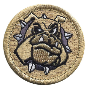 Bulldog Scout Patrol Patch - embroidered 2 inch round by ClassB