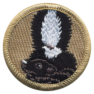 Skunk Scout Patrol Patch - embroidered 2 inch round by ClassB