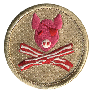 Pork Pirate Scout Patrol Patch - embroidered 2 inch round by ClassB Pork Pirate Scout Patrol Patch - embroidered 2 inch round by ClassB