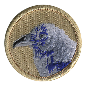 Grey Raven Scout Patrol Patch - embroidered 2 inch round by ClassB Grey Raven Scout Patrol Patch - embroidered 2 inch round by ClassB
