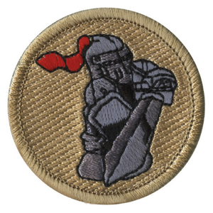 Knight with Sword Scout Patrol Patch - embroidered 2 inch round Knight with Sword Scout Patrol Patch - embroidered 2 inch round